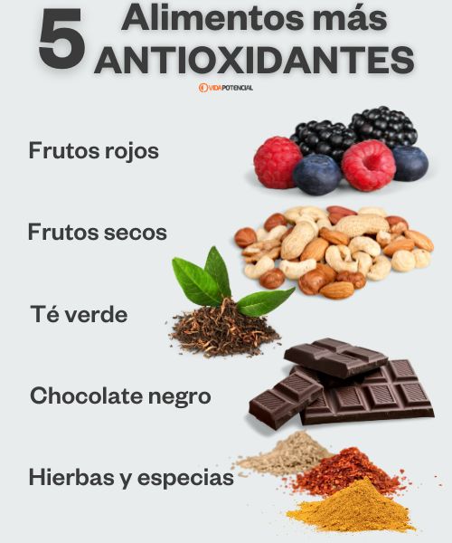 alimentos mas antioxidantes